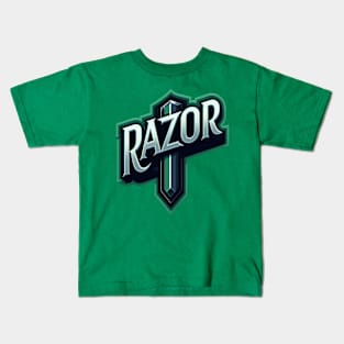 Dominic “GWH RAZOR”Logo Kids T-Shirt